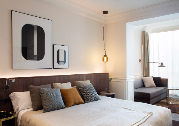 habitación de hotel para el Zen Traveller, por Tarruella Trenchs Studio